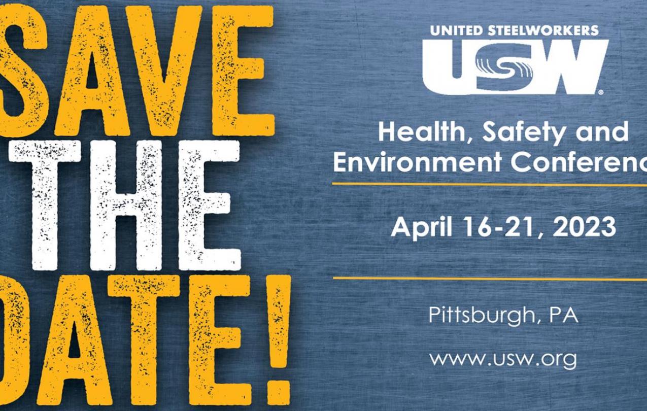 Save the date! USW Health, Safety and Environment Conference